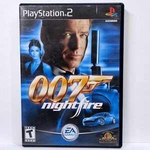 007 Nightfire PS2 PlayStation 2 Game Pierce Brosnan James Bond EA Action